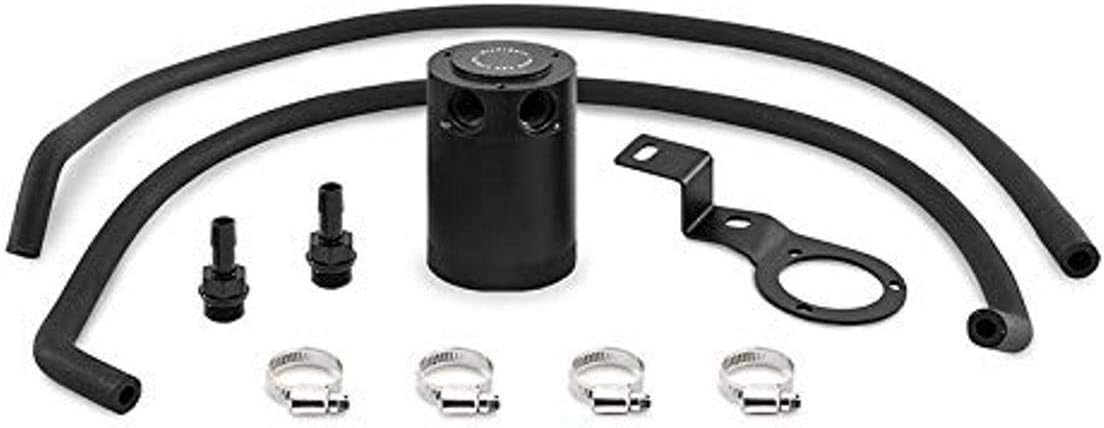 Mishimoto MMBCC-WRX-15PBE Baffled Oil Catch Can, PCV Compatible With Subaru WRX 2015+ Black
