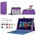 Elsse for Surface 3 - Premium Folio Case with Built in Stand for Microsoft Surface 3 - 10.8" (Does NOT Fit other Surface Tablets) - Purple