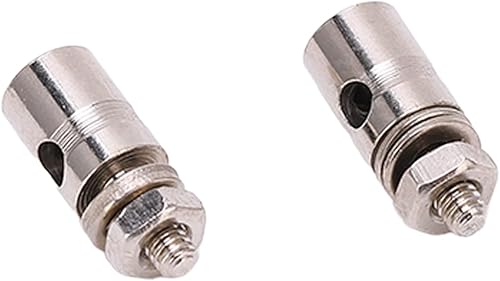 Miniatura 3 de Alomejor Conectores de varilla de empuje RC, conectores de varilla de empuje RC de acero inoxidable, ajustables, 10 unidades, RC de 0.071 in,