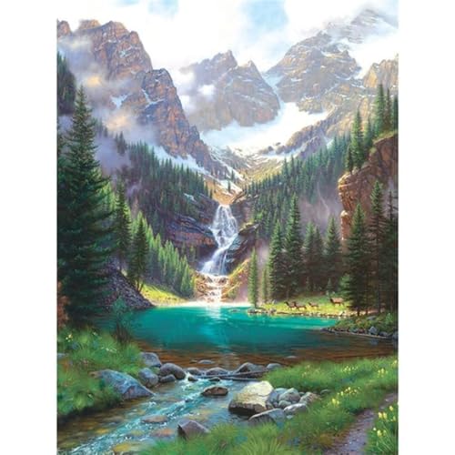 Kit diamond painting grand format facile pour débutant évitant les espaces vide