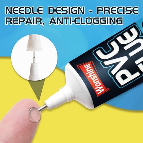 Wonshine Hot Tub Repair Kit, Paddling Pool Repair Kit Waterproof, for Inflatables, Air Bed, Bouncy Castle, Boat Kayak, Swimming Pool,Tent (60ml) - Image 7