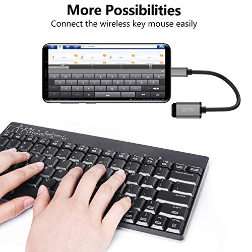 USB C to USB Adapter(2 Pack),USB-C to USB 3.0 Adapter,USB Type-C to USB,Thunderbolt 3 to USB Female Adapter OTG for MacBook Pro2019,MacBook Air 2020,iPad Pro 2020,More Type-C Devices