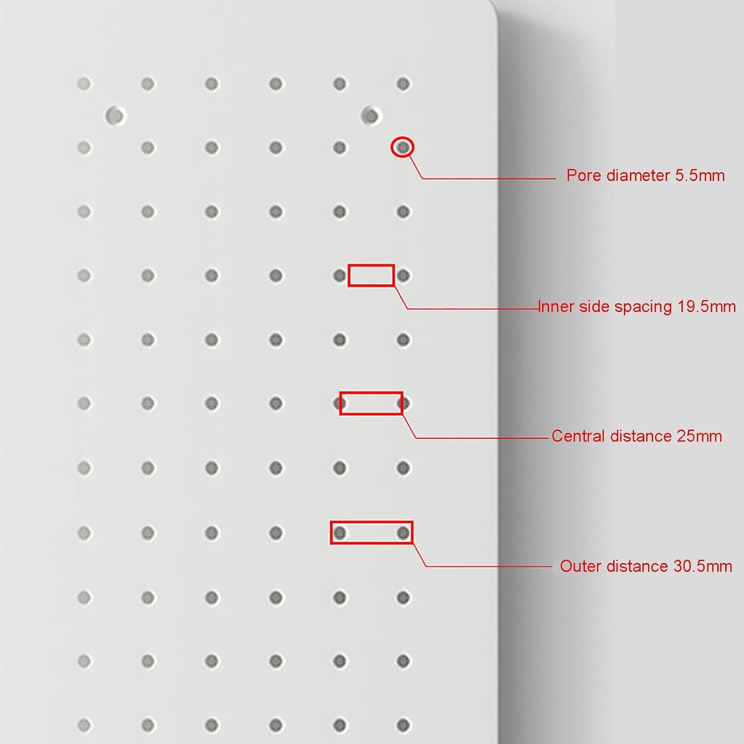 Pegboard Wall Storage Shelf,Wooden Pegboard,Clamp on Desk Pegboard,Pegboard Combination Kit,Desk Accessories for Office Gaming Home,Desk Organizer Panel,Modular Hanging Organizer Storage Boa