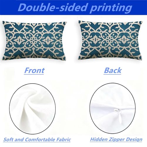 Housse de coussin turquoise 60x90cm : la solution velours pour votre confort