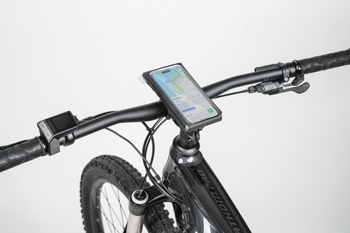 Topeak Drybag na telefon pasuje do ekranu o przekątnej do 6,1 cala, wodoodporne etui na telefon do użytku na rowerze, czarne