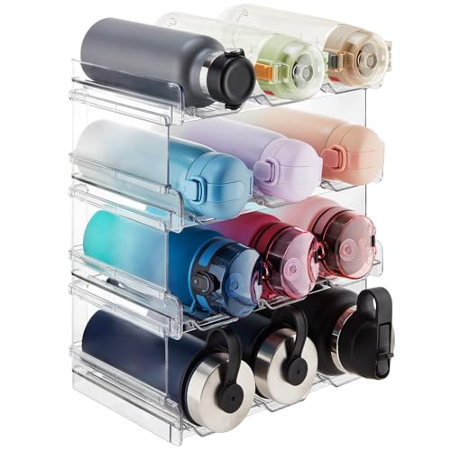 Opiniones de Walmart Organizadores los mejores 5. 44 Lifewit - Organizador apilable de botellas de agua para armario, soporte para botellas de agua, organización y almacenamiento de despensa de cocina, estantes de plástico para...
