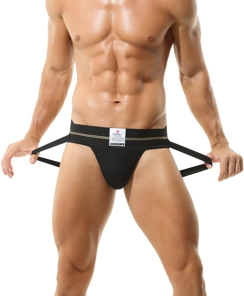 BRODDLE Men's Jockstrap Stretchy Nylon Mesh Pouch Performance Workout Athletic Supporters for Men - Image 4