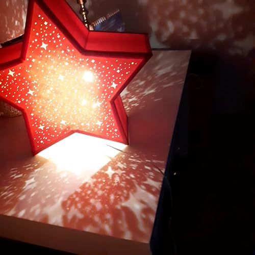 Draadloze lichtster met 30 LED's (H30 cm) Kerst Goud en warm wit