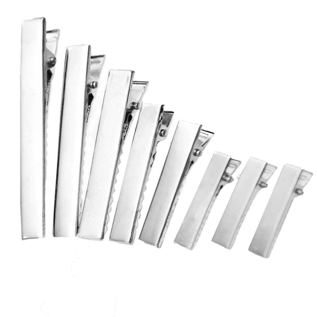 DIY Crafts Pack Of 100 Pcs Lot, Combo Pack Lot 35mm-75mm, Mix Sizes Lot 50 Pcs / 100 Pcs A Lot of Metal Crocodile Cable Clips Test Metal Clips Clips Ha(Pack Of 100 Pcs Lot, Combo Pack Lot 35mm-75mm)