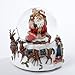 Kurt Adler Santa with Big Bag Musical Water Globe, 100mm