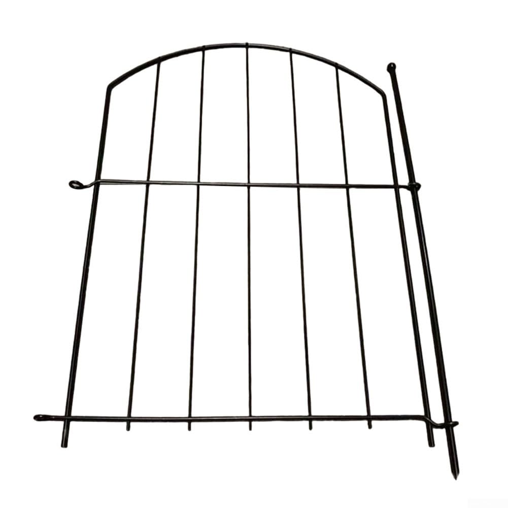 Pannelli di recinzione da giardino in metallo, set di recinzione ad arco per esterni, barriera decorativa per aiuole e bordi di laghetti, divisori per recinzione per piccoli animali per prato