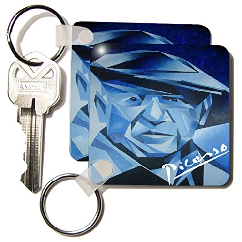 Porte-clés Picasso période bleue cadeau idéal pour les amoureux d'art