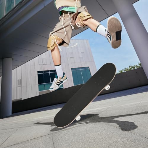 Skate Completo Monopatín Principiantes Estrellado Ruedas PU - Skateboard Niño, Monopatín Niños Patinete Rodamientos Penny Board Adulto Adolescente Joven (79 * 20 * 8,5 cm)