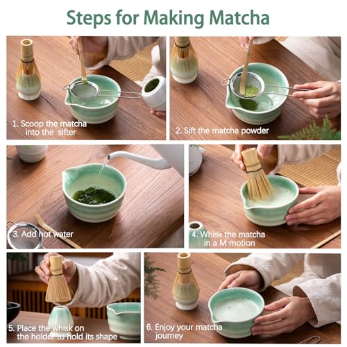 Buucup Japanese Matcha Set with Spouted Bowl