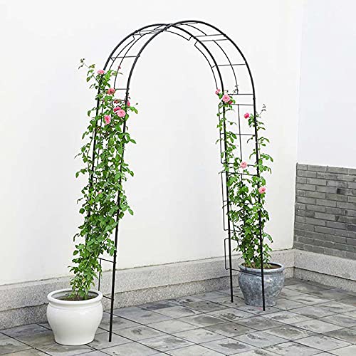 Wgwioo Stereoscopic Metal Garden Arch Arbor, Arbour Archway, for Climbing Plants Roses Vines, Outdoor Garden Lawn Backyard Patio - Image 5
