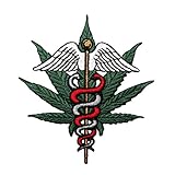Novelty Iron on - Weed Medical Marijuana Pot Leaf Patch