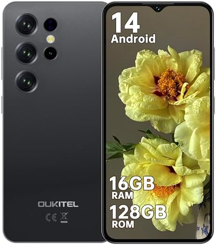 OUKITEL C2 Telefonos Moviles Libres 2025-16GB RAM+128GB ROM/TF 1T...