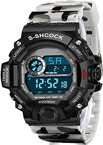 MIVAAN Digital Fancy Black Dial Boys Watch Unique Style for Men| Party Gifts, Wedding Gifts, Party-Wear, Sports, Party Celebration (Pack of 1, Multicolored Strap) (Grey) (B0963RM7ZT) Amazon Price History, Amazon Price Tracker