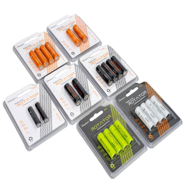 Image of VHC APRAMATT Rechargeable AA 3300mAh (4Pcs Batteries) Pre-Charged, Ready to Use Battery