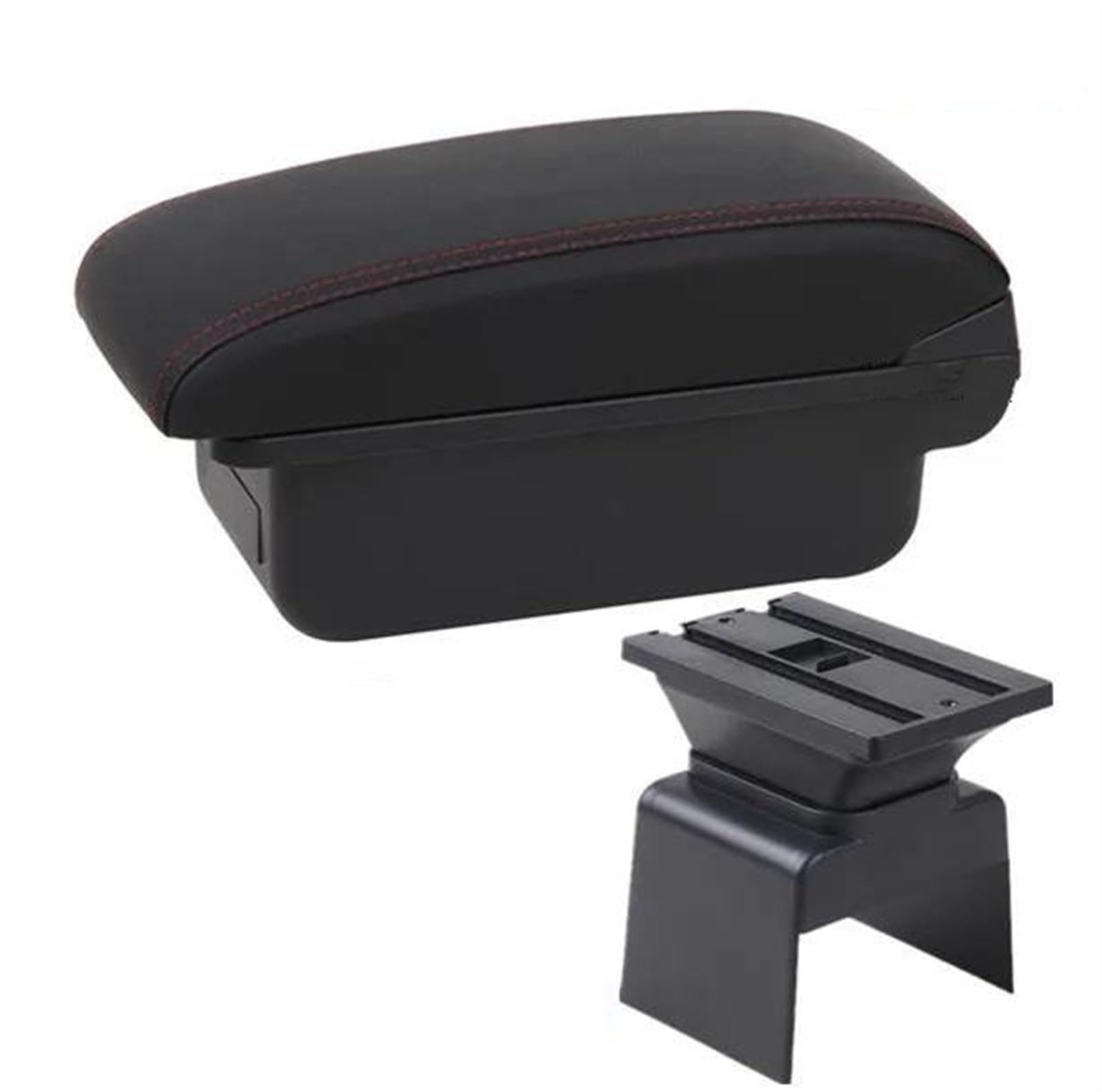 Noheeu A Red Line No Usb Car Accessories Interior Details Armrest Storage Box Modification Parts For 307 Cc Convertible
