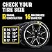 Pilot Automotive WH522-16C-B-AM 16 Inch Black & Chrome Universal Hubcap Wheel Covers For Cars - Set Of 4 - Fits Most Cars