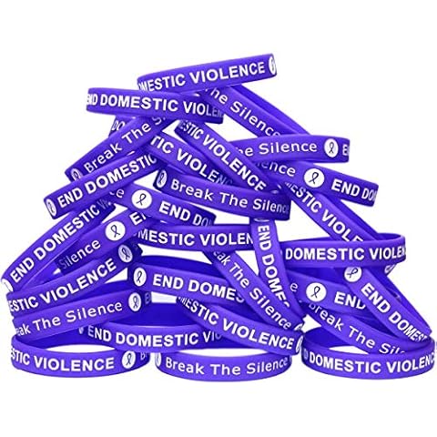 SayitBands 200 End Domestic Violence Wristband Bracelets Cover