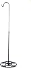 GBBO Adjustable Black Iron Shepherds Hook 34-55 - Wedding Event and Home Decor
