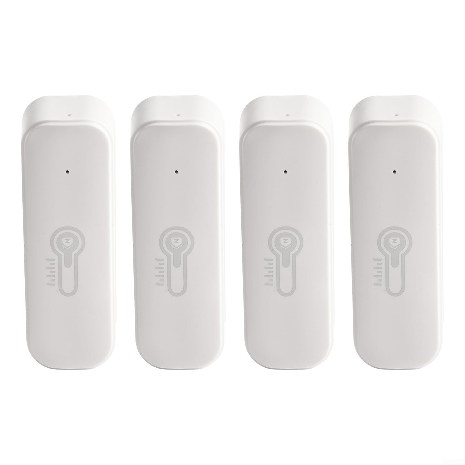 Alertas inteligentes de temperatura con sensor Tuya para zigbee monitorea fácilmente las condiciones interiores con características personalizables (4 piezas)