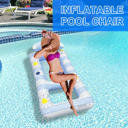 Bouées de piscine et canapé-lit pliable gonflable multi-usage - 2