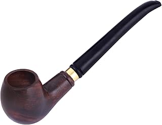 Royal Swag Captain Pipe Red Pipe Durable Handmade Classic Retro Sailor Pipe Made In India