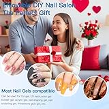 UV LED Nail Lamp, 320W Led Nail Lamps for Gel LKE Nail Dryer UV Nail Lamp with 72Pcs Lamp Beads and Automatic Sensor/4 Timer Setting/LCD Touch Screen Curing Lamps Home and Salon Use (X19MAX) - Image 7