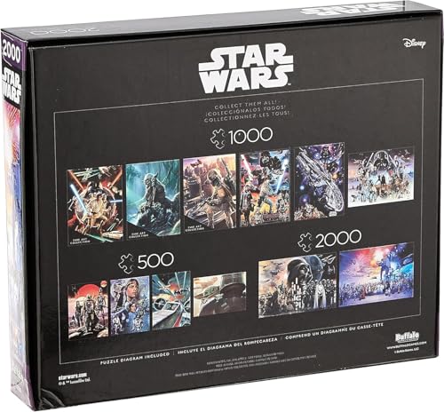 Buffalo Games - Star Wars™ - You were The Chosen One - 2000 Piece Jigsaw Puzzle for Adults - Challenging Puzzle Perfect for Game Nights - Finished Size is 38.50 x 26.50