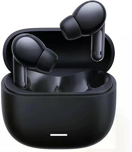 Fone Bluetooth Redmi Buds 6 Lite Preto - Cancelamento de Ruído Ativo e Bateria de 38 horas - Produto Global - Não Oficial Brasil