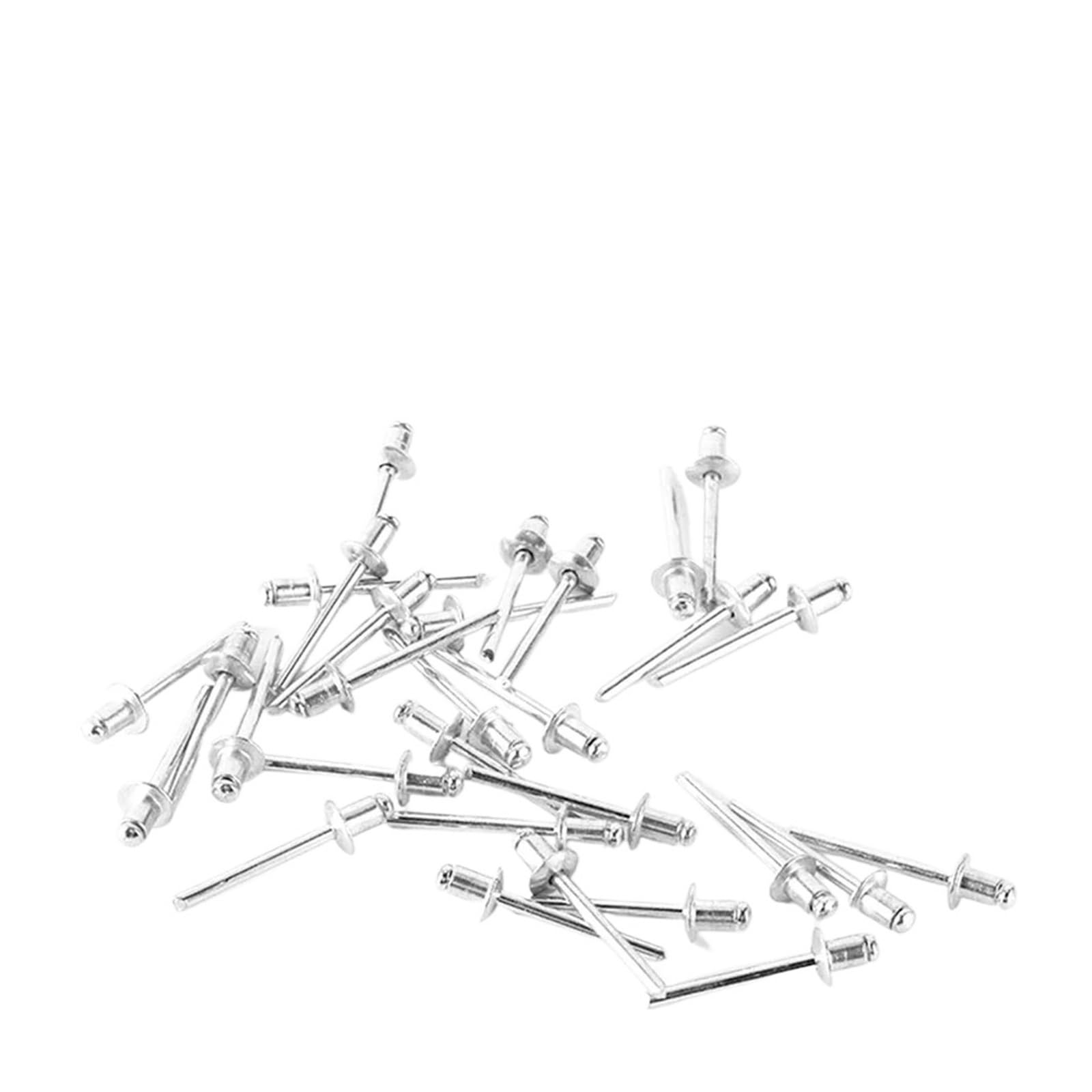 TNPLKIUYT Blind Rivets Aluminum Alloy 2.4/3.2/4/4.8mm 50/100/200/300pcs(300pcs,4.8mm)