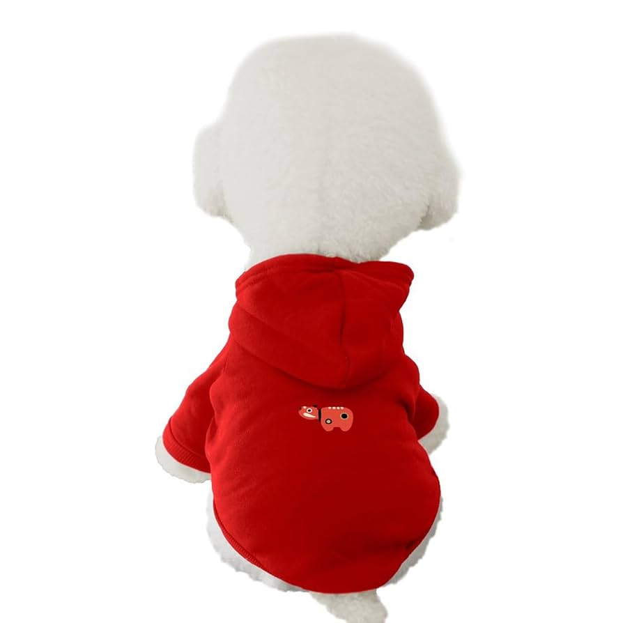 Amazon.co.jp: 犬服 赤べこコート 秋冬 ペット服 ドッグウェア