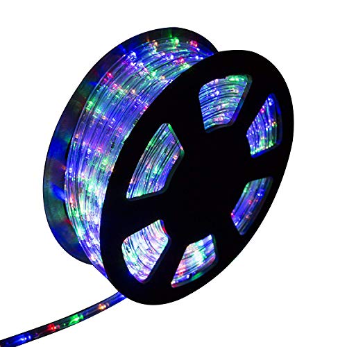 Ainfox LED Rope Light, 100Ft 1080 LEDs Indoor Outdoor Waterproof LED Strip Lights