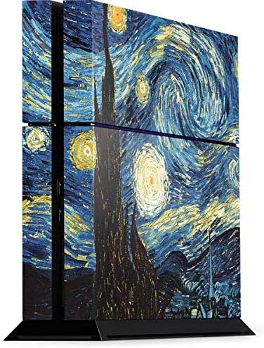 Skinit Decal Gaming Skin for PS4 Console - Officially Licensed Bridgeman Art Van Gogh - The Starry Night Design