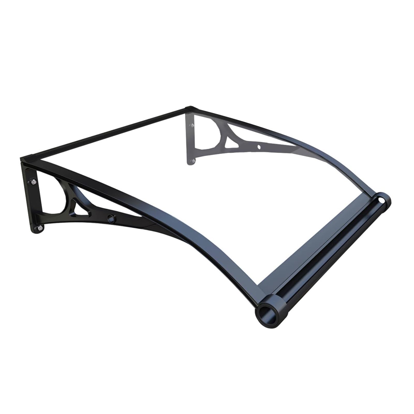 Auvent de porte en polycarbonate pour stopper les infiltrations d'eau de pluie