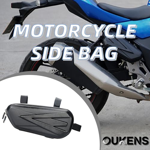 Bolsa lateral rígida impermeable para moto, 2 litros miniatura 3