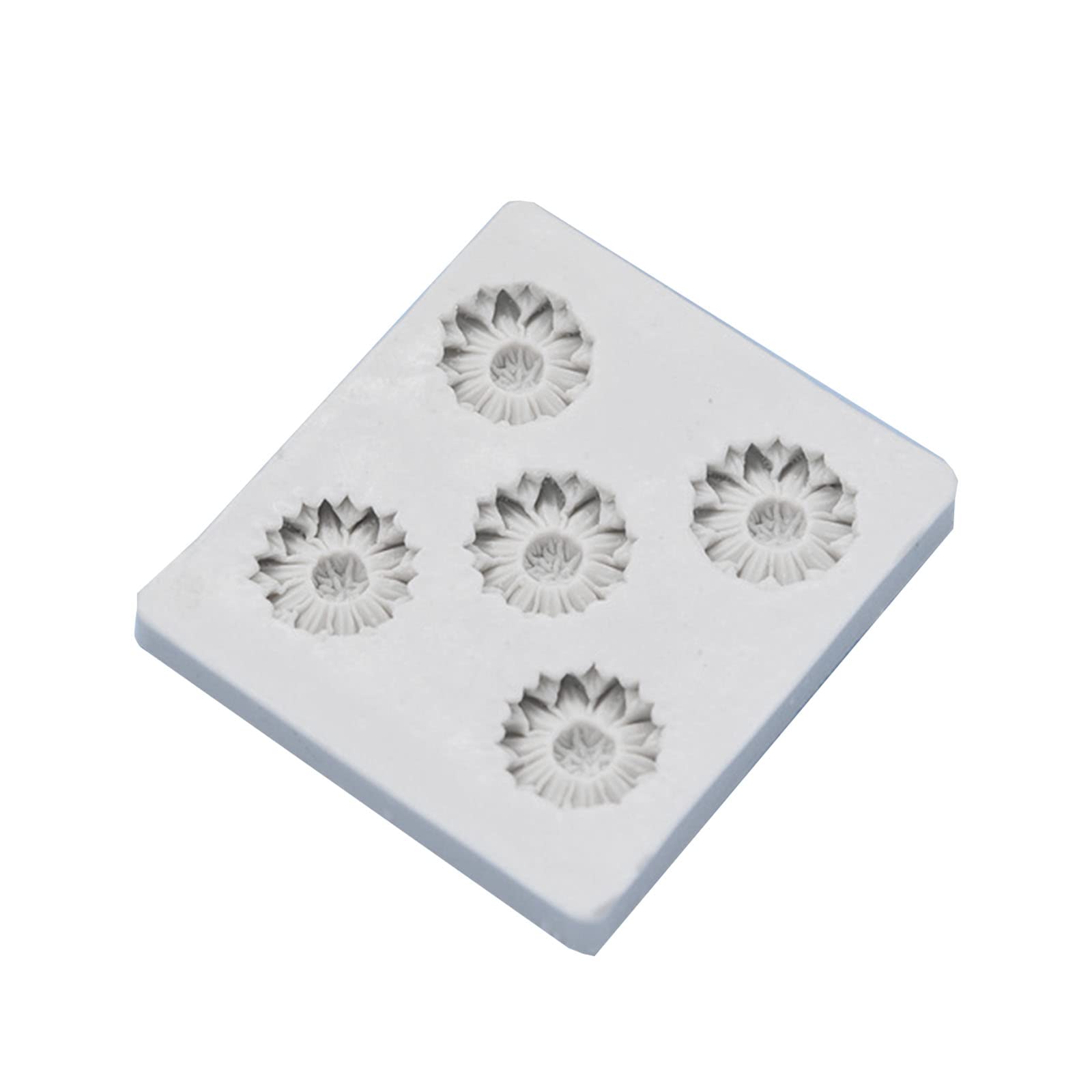 MALSSE Chocolate/Sunflower Shape Baking Molds Fondant Cake Molds Silicone Baking Lover Silicone Mold