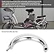 Nikou Motorradzubehor schalldämpfer Auspuffrohr Chrom Farbe Effektiv Auspuff Motorisiertes Motorradzubehör Geräuschreduzierend Kompatibel für 80ccm 66ccm 49ccm