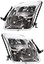 Evan-Fischer Headlight Set Compatible with 2006-2009 Ford Fusion Left Driver and Right Passenger Side Halogen With bulb(s) CAPA Certified