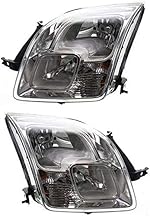 Evan-Fischer Headlight Set Compatible with 2006-2009 Ford Fusion Left Driver and Right Passenger Side Halogen With bulb(s) CAPA Certified