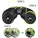 12x25 Compact Binoculars for Adults and Kids, Folding Waterproof Mini Lightweight Binoculars Easy Focus with BAK4 low light technology for Hunting, Bird Watching, Hiking, Concert