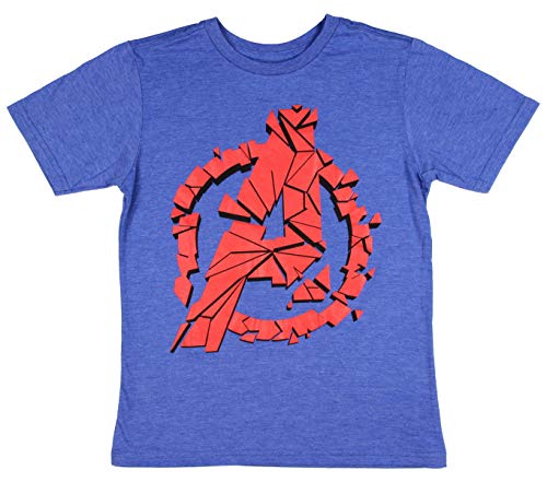 La mejor comparación de Camiseta los vengadores los 10 mejores. 35 Vengadores agrietado Logo Camiseta superhéroe Niños T-Camisa (pequeño)