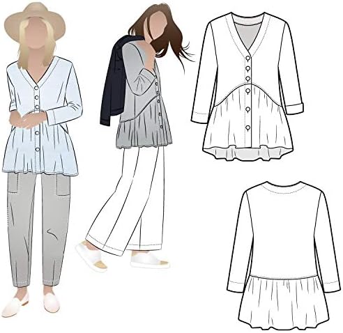 Style Arc Sewing Pattern - Jules Woven Tunic (Sizes 04-16)