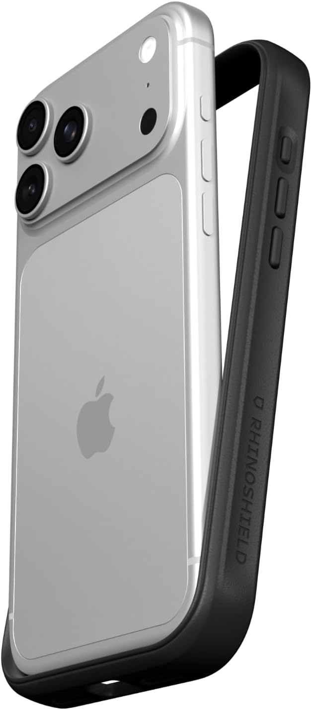 RhinoShield Phone Case Compatible with iPhone 17 Pro Max | Mod NX - Modular Protective Bumper Case Without Backplate, Slim Design, Shockproof with Military Grade Drop Protection - Black