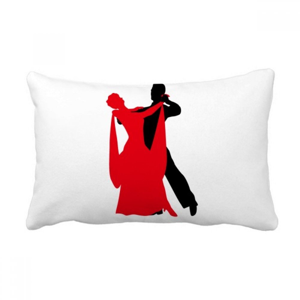Coussin oreiller lombaire motif danse multicolore pour decorer le canape du salon