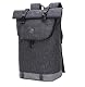 EverVanz Laptop-Rucksack für Damen und Herren im Roll-Top-Design