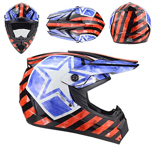 Casco fuera de la carretera para rutas en moto y coche eléctrico